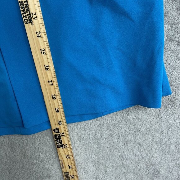 Dakota Blue Ladies' M Crepe Blazer Ruched Sleeves Open Front  L1178 - Picture 6 of 11